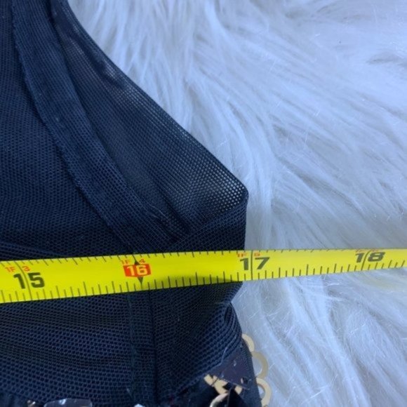 Jane Darling By Me Glitter Tank Size Small Top Blouse Shimmer Gold Silver - Picture 6 of 6